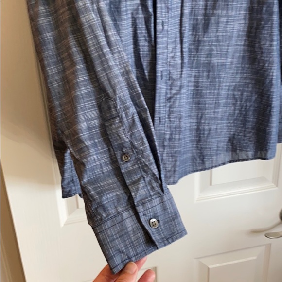 NWOT Blue button down - Picture 6 of 7